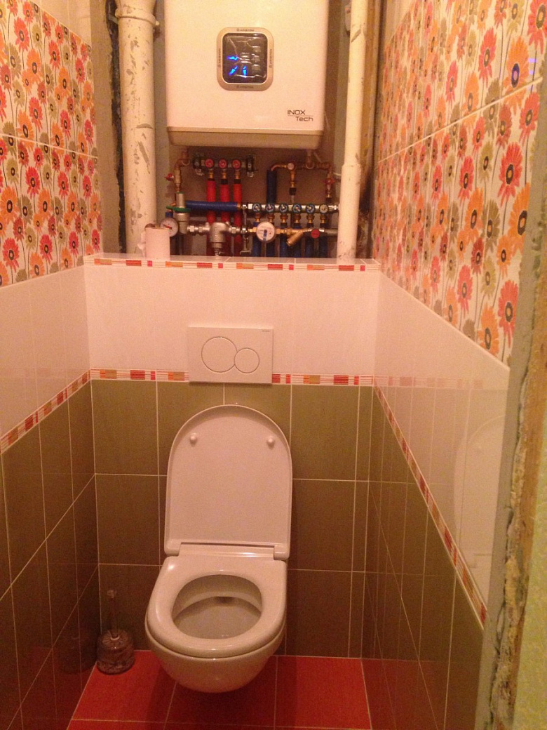 фото:Ремонт кухня-ванна-туалет в 