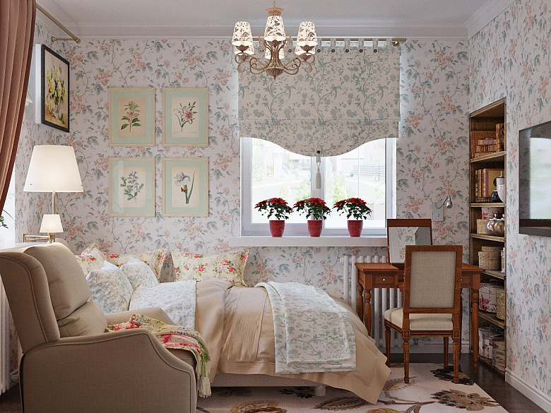 фото:Вся красота Прованса в двух спальнях