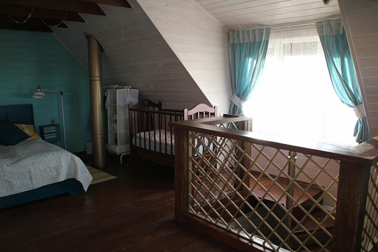 фото:ПриЛЕСный гостевой домик с баней. Спальня