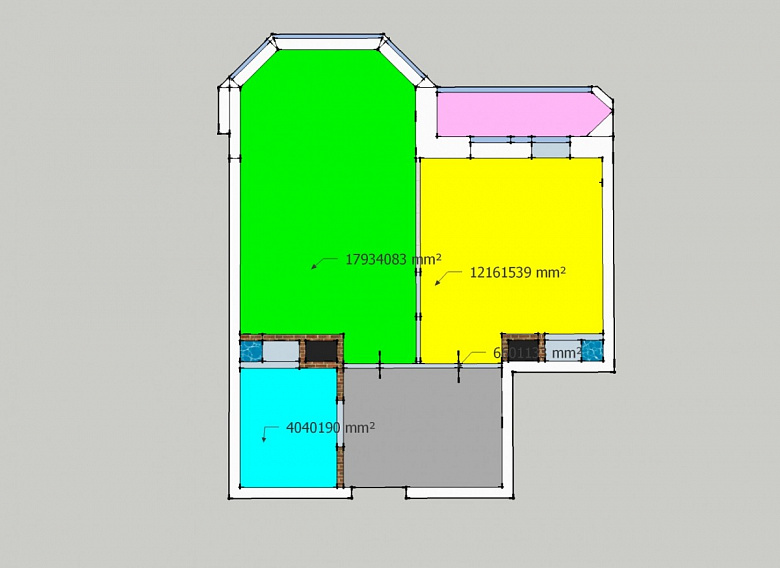 фото:Приемка квартиры и выбор зон для перепланировок в однушке 43