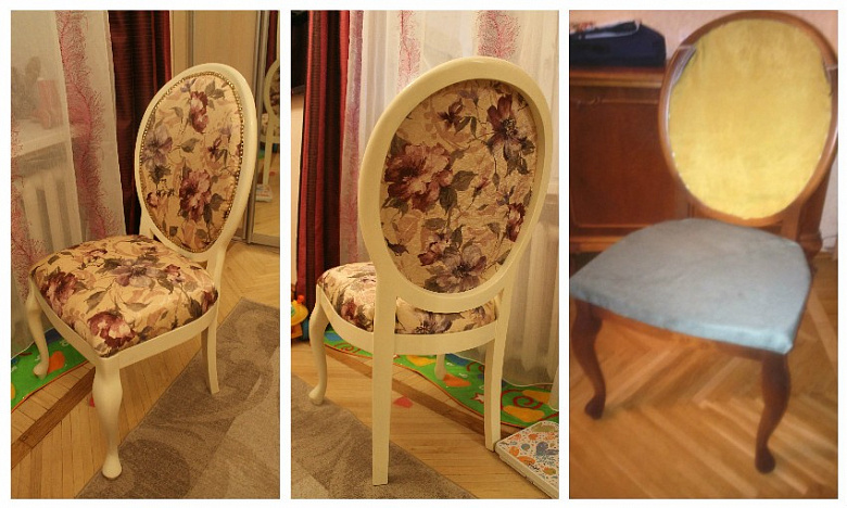 фото:Переделка стула, или Как подарить новую жизнь старой мебели