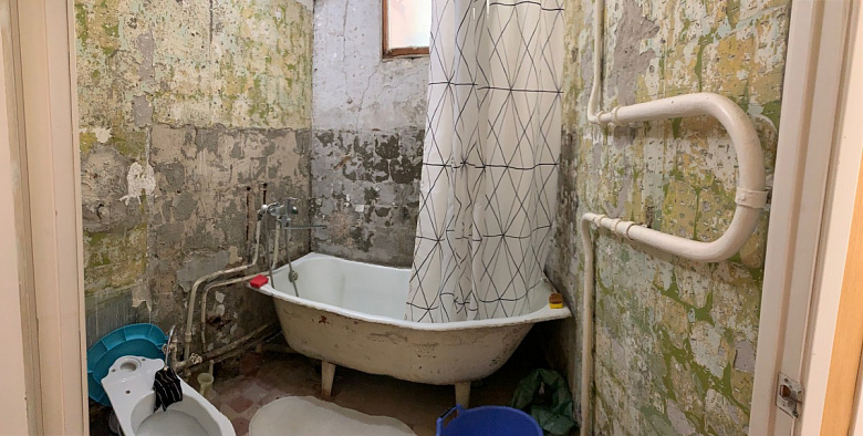 фото:Ремонт ванной в пятиэтажке