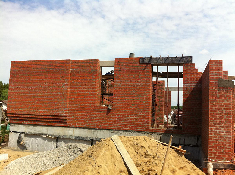 фото:Строительство загороднего дома в Пестово 670 м2 .