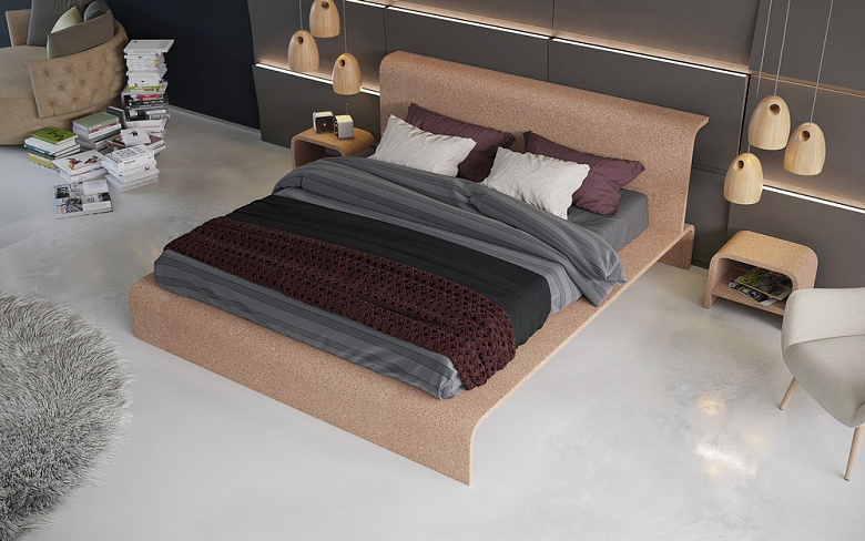 фото:Пробковая кровать - эстетично и экологично