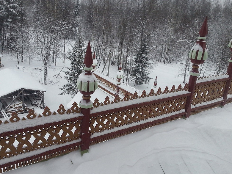 фото:Лесной терем - памятник деревянного зодчества русской архитектуры XIX века.