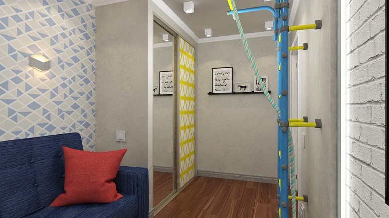 фото:Комната для подростка с элементами loft