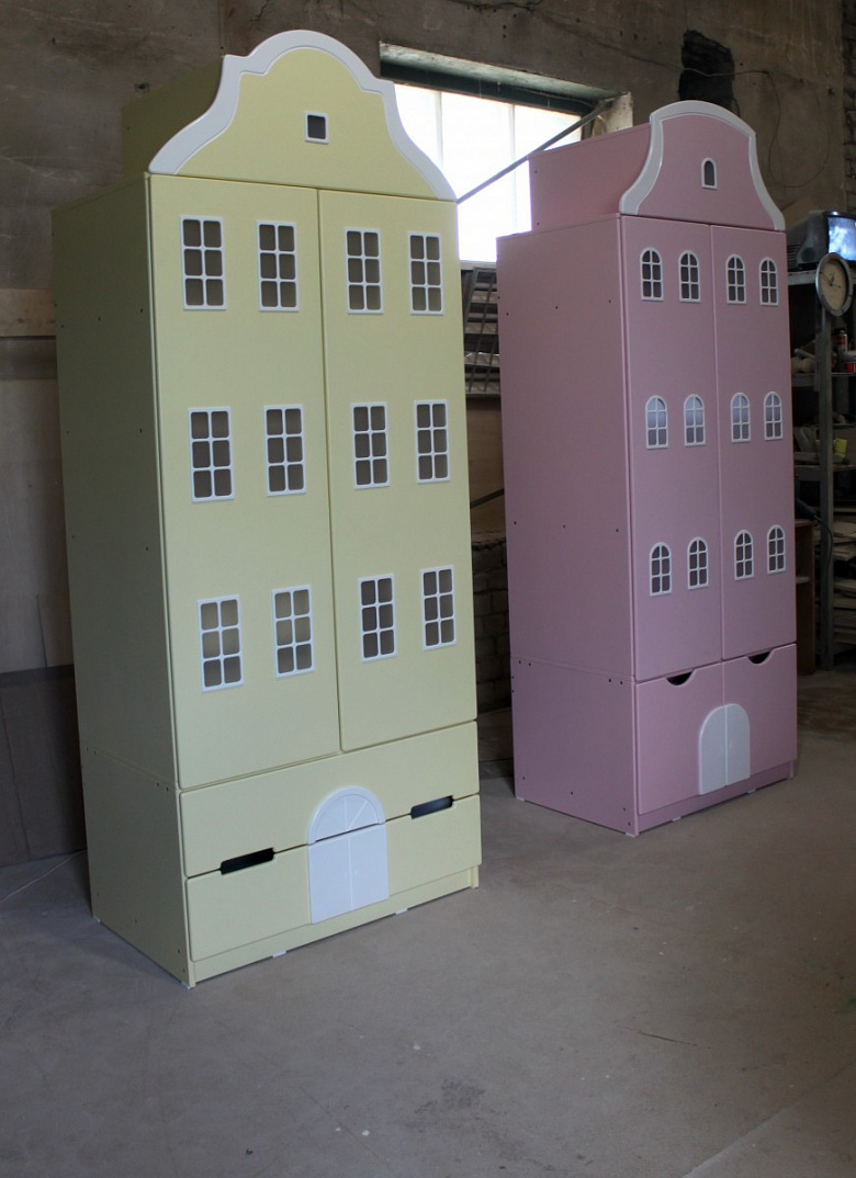 фото:Голландские домики-шкафы