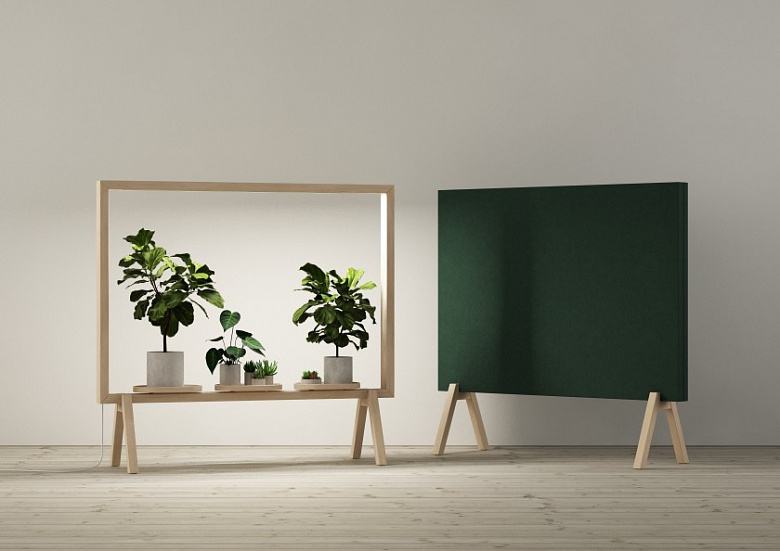фото:Окно в зеленый мир: комбинированная стойка для цветов
