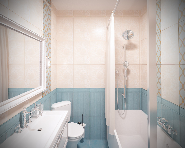 фото:Дизайн ванной комнаты 4,5 кв.м