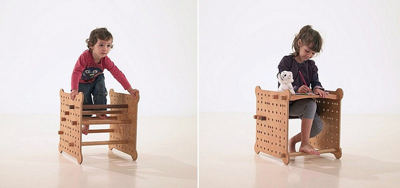 фото:От детского стола до лестницы: универсальный конструктор