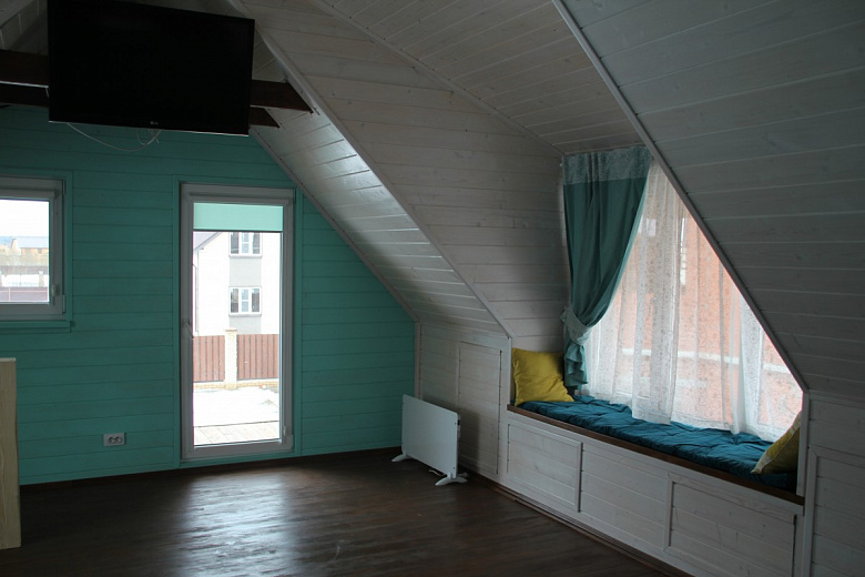 фото:ПриЛЕСный гостевой домик с баней. Спальня