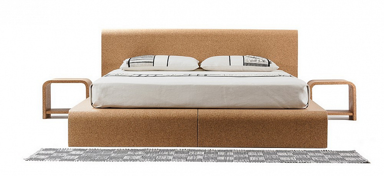 фото:Пробковая кровать - эстетично и экологично