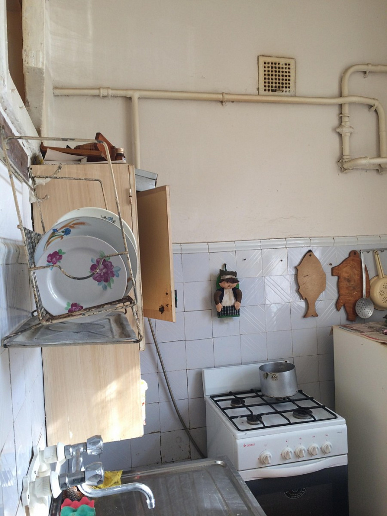 фото:Двушка в сталинке. Кухня.