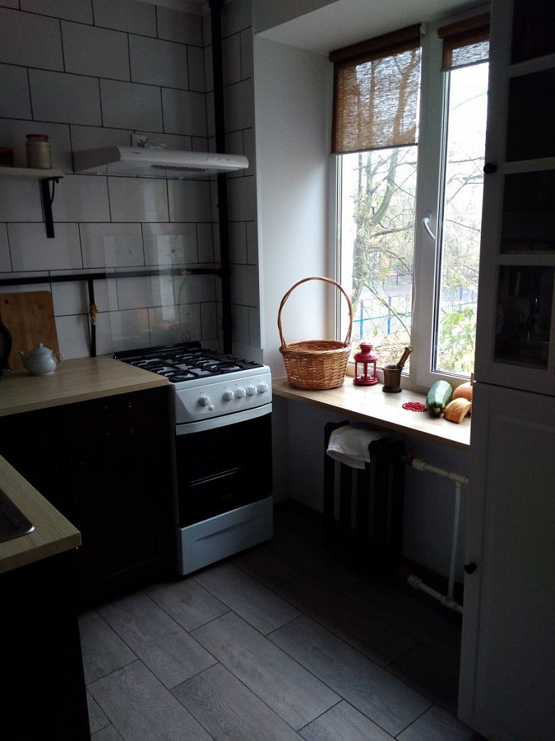 фото:Кухня-гостиная в хрущевке: снова стенокрушение