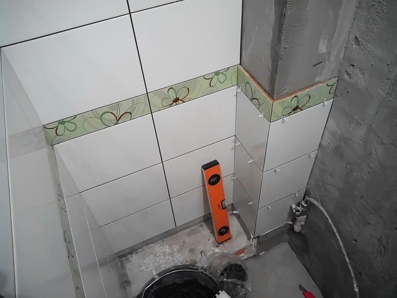 фото:Капитальный ремонт маленького туалета