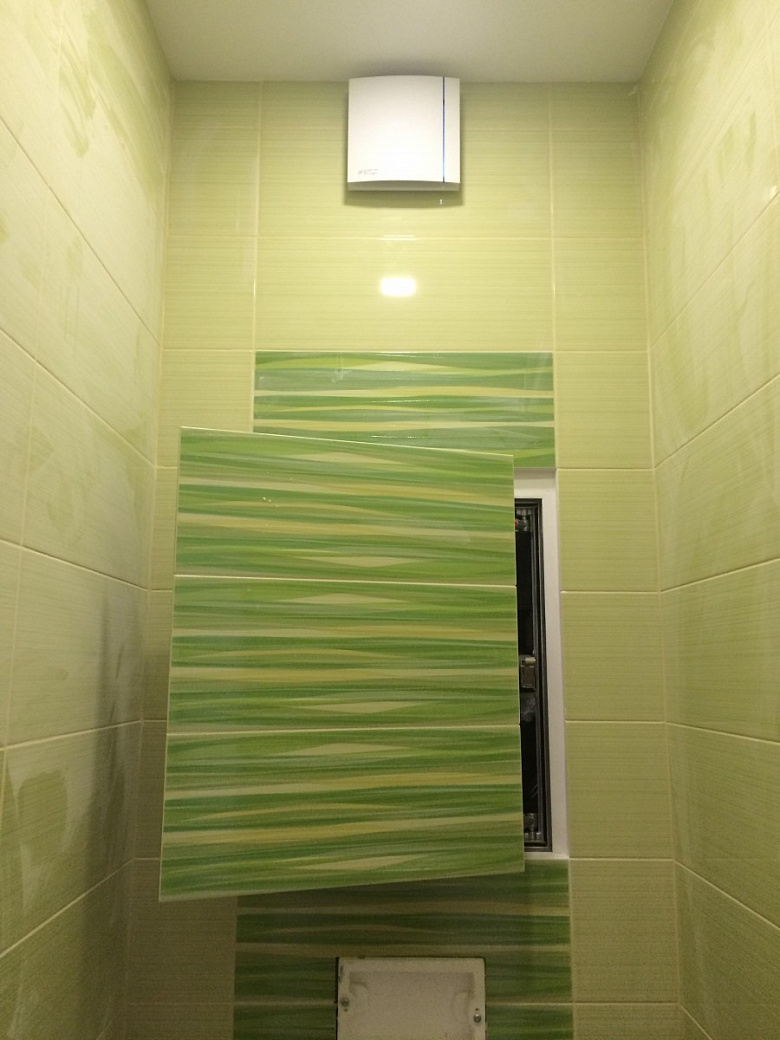 фото:Наш маленький зеленый туалет (1 кв м) - готов!