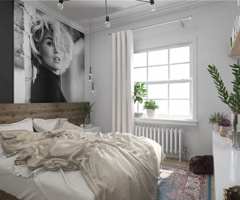 фото:Дизайн спальни в современном стиле