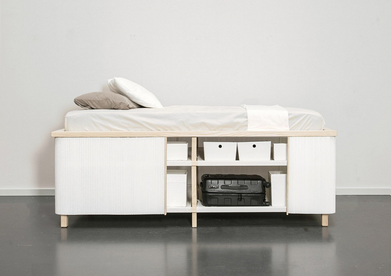 фото:Кровать-комод для маленькой квартиры