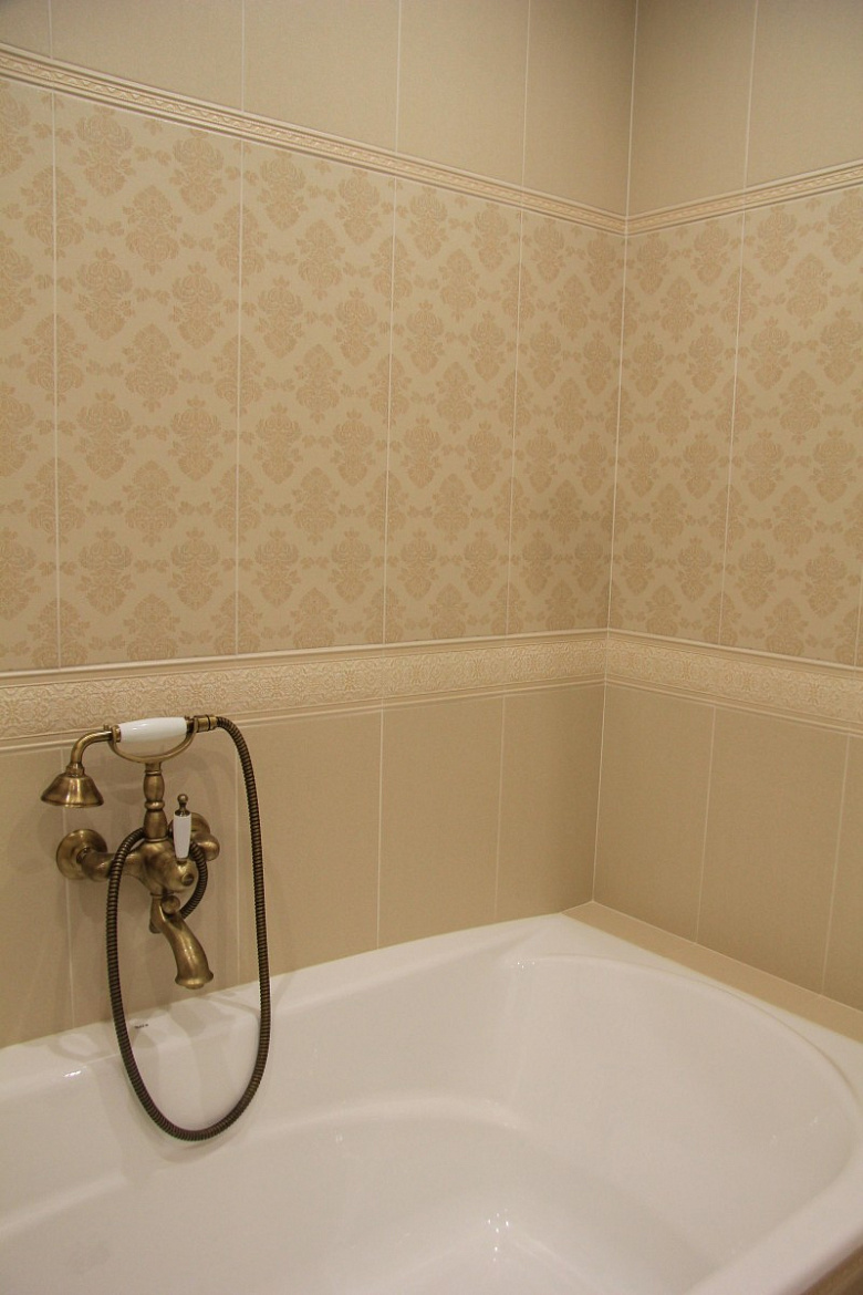 фото:Наш первый ремонт: Ванильная ванная комната