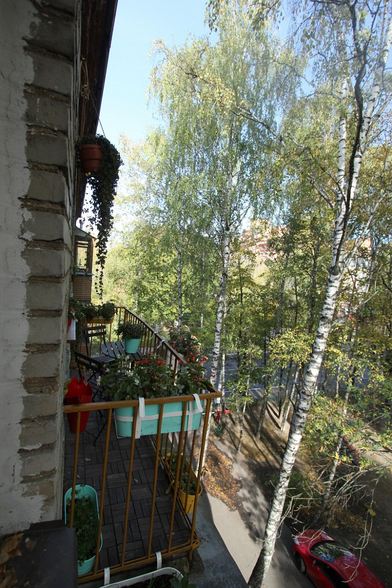 фото:Двухкомнатная хрущевка в Долгопрудном - балкон