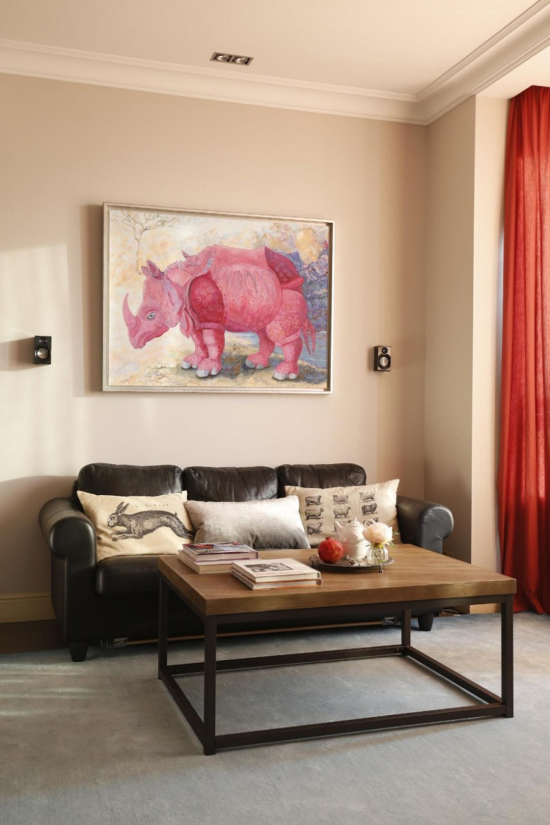 фото:Двухкомнатная квартира с носорогом в ЖК 