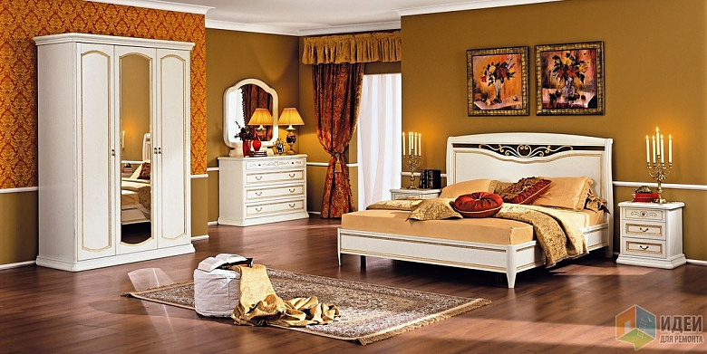 фото:Спальня в классическом стиле